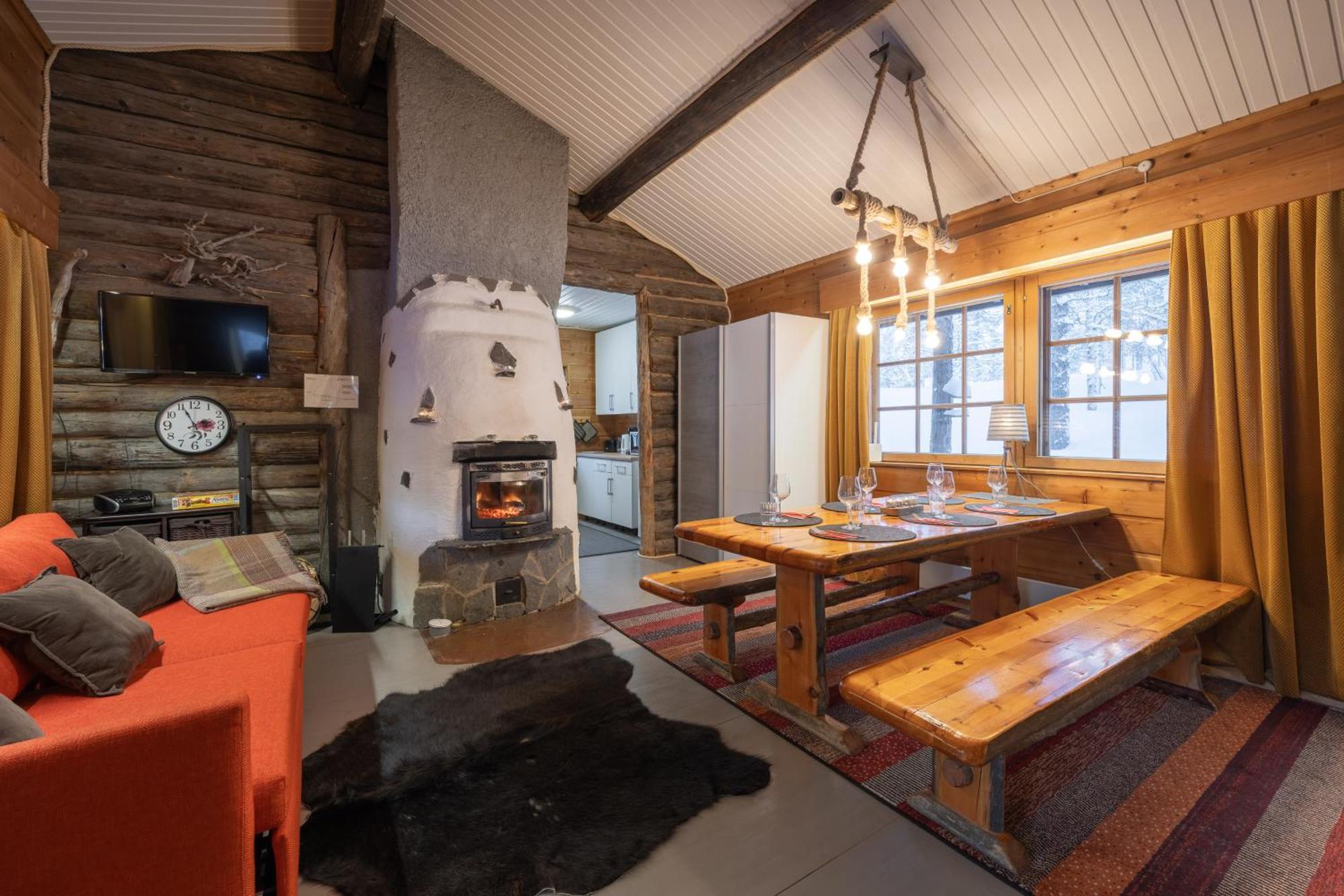 Kuukkeli Log Houses Aurora Cabin - Jaspis Saariselka Esterno foto