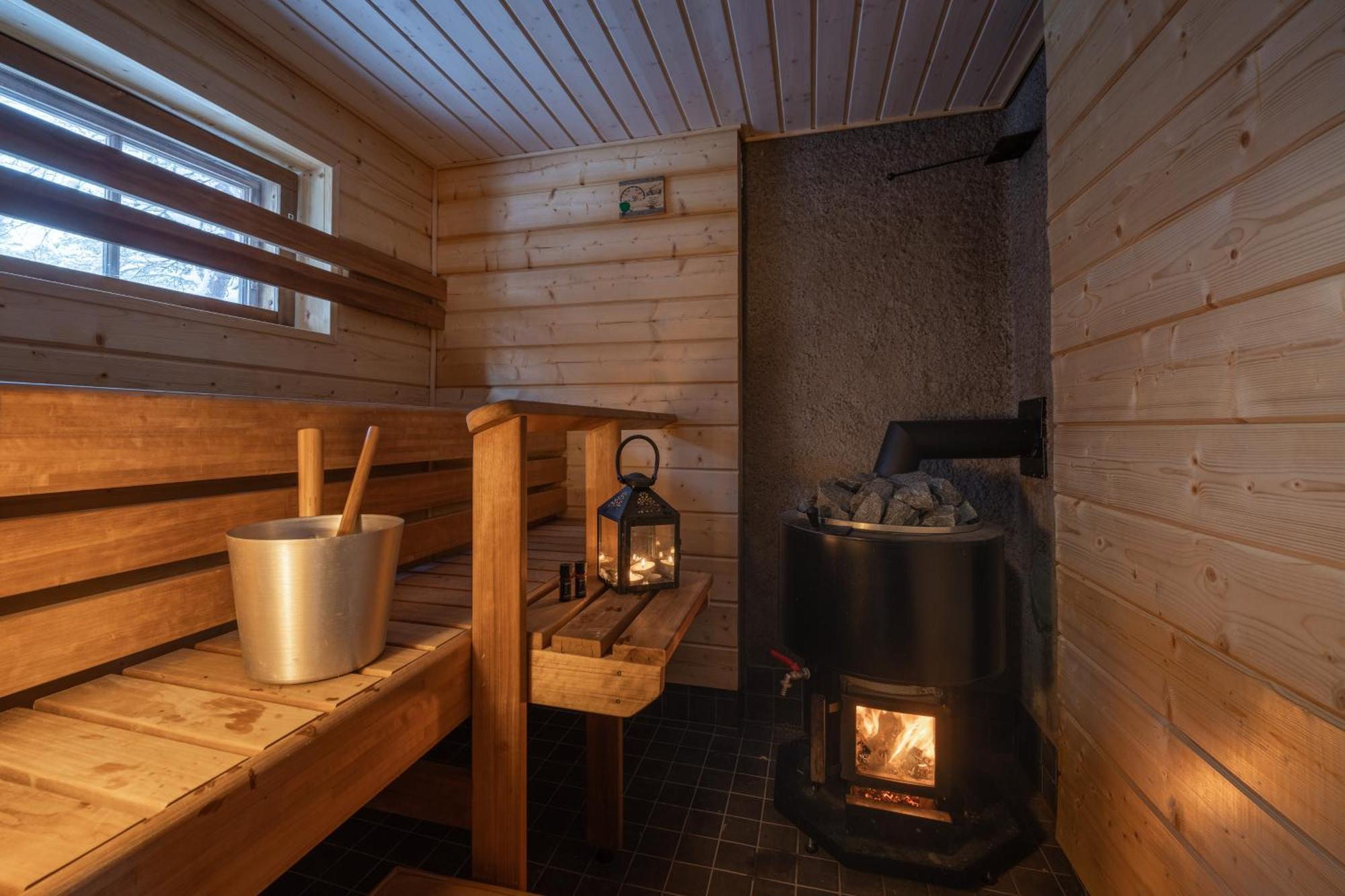 Kuukkeli Log Houses Aurora Cabin - Jaspis Saariselka Esterno foto