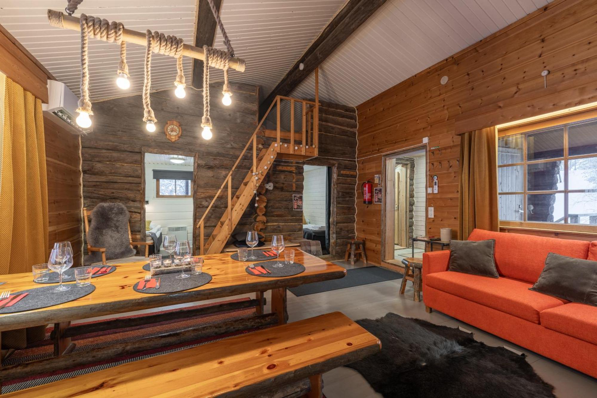 Kuukkeli Log Houses Aurora Cabin - Jaspis Saariselka Esterno foto