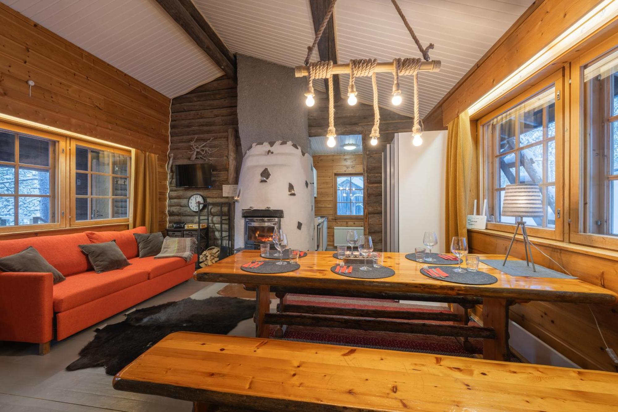 Kuukkeli Log Houses Aurora Cabin - Jaspis Saariselka Esterno foto