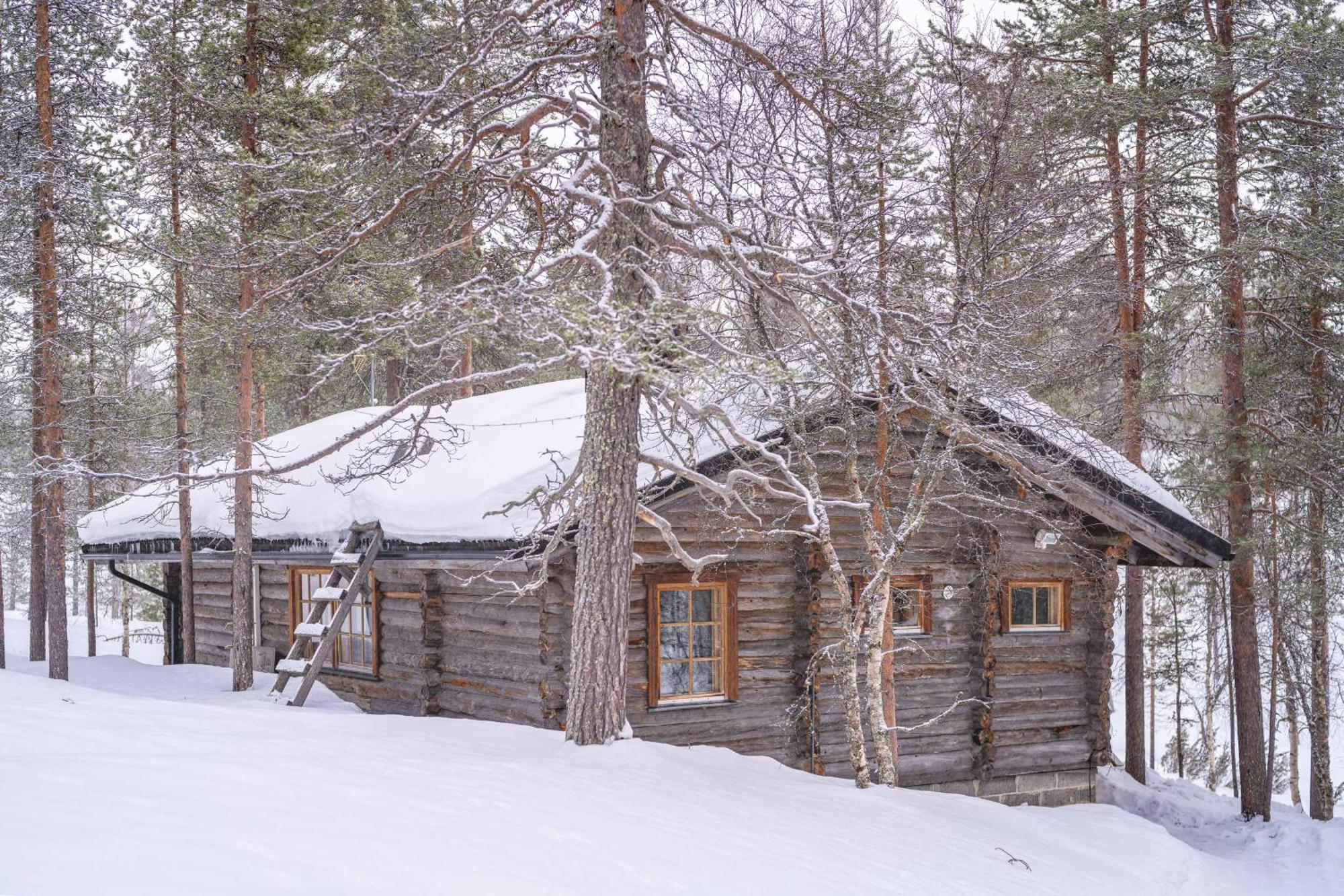 Kuukkeli Log Houses Aurora Cabin - Jaspis Saariselka Esterno foto